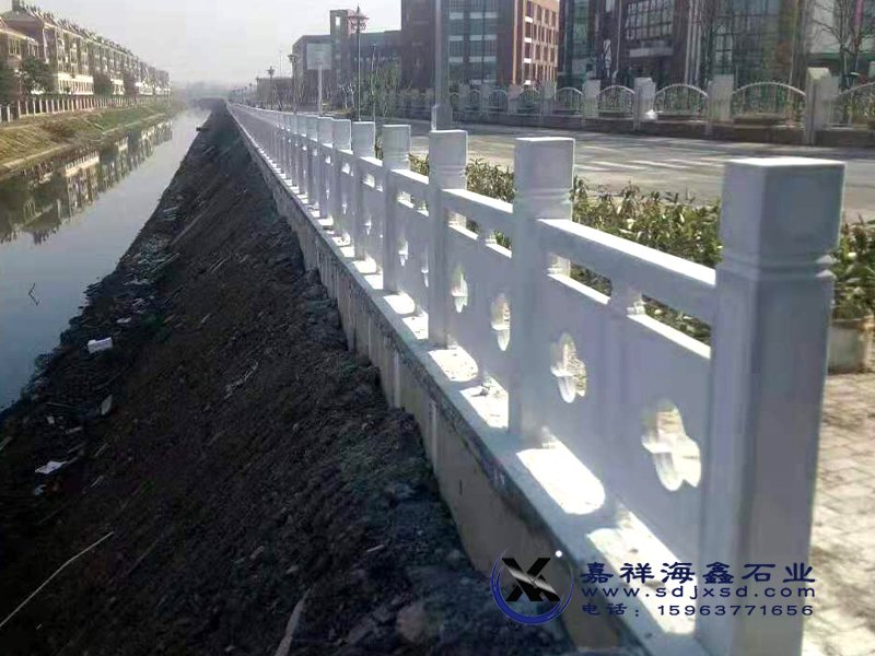 河道石栏杆安装
