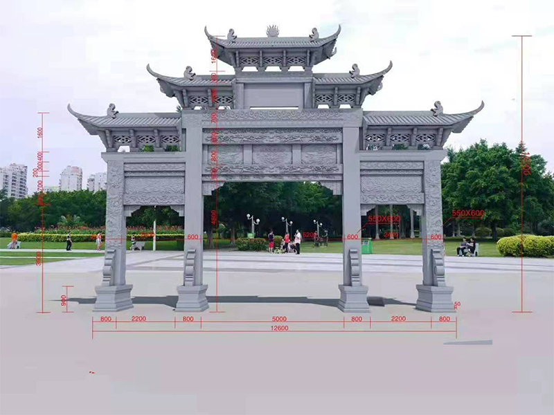 修建祠堂石牌坊牌楼-传承孝道文化的寓意和功能